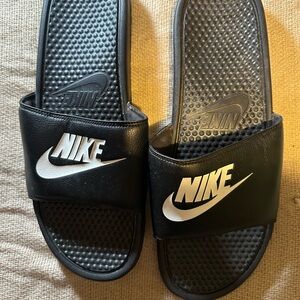 Nike Black Slide Sandals